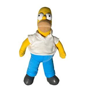 Homer Simpson Doll 2000 Playmates Figure Plush Character